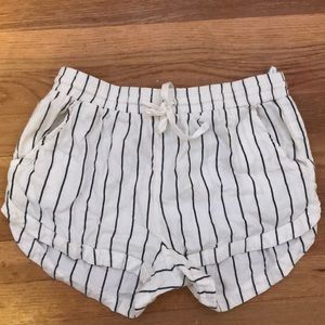 Grey and white billabong shorts